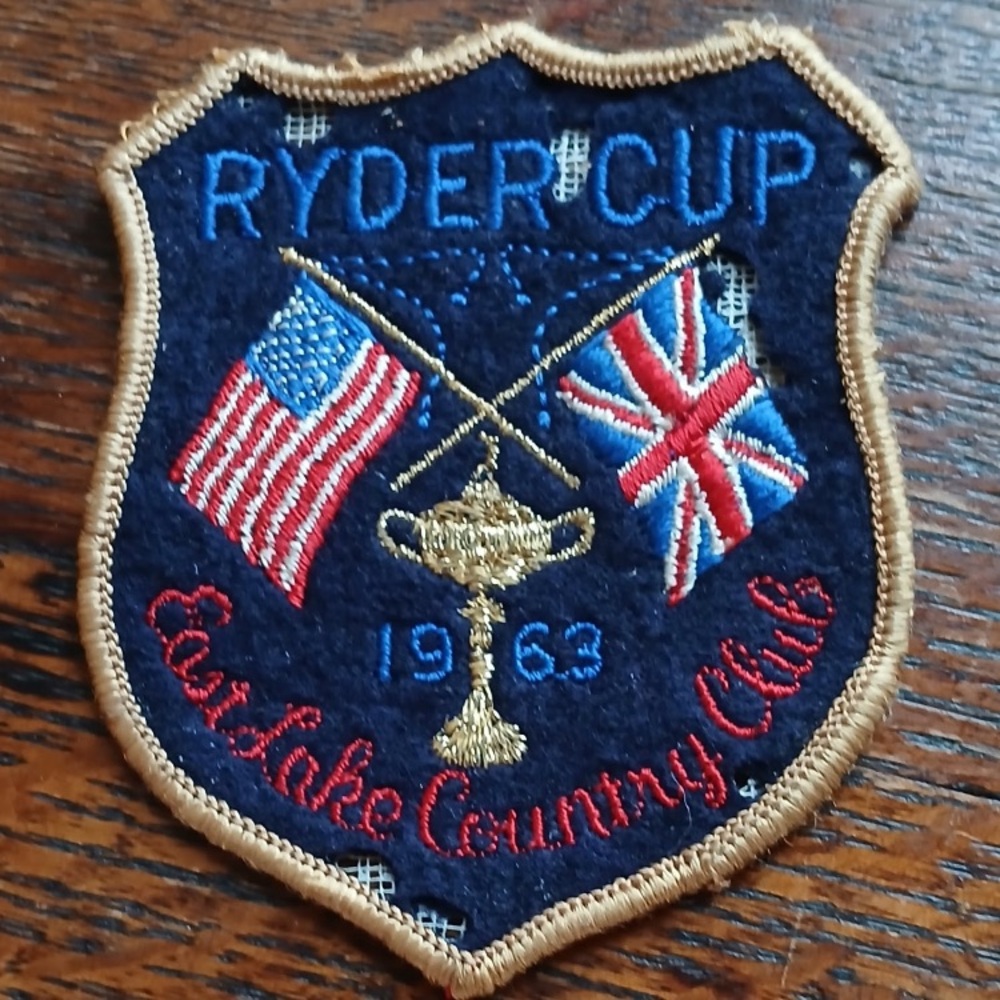🏆🏌🏻‍♂️ 1963 Ryder Cup Patch 🧶 Sew-On Decorative Patch Rare + Vintage ⛳️🏆